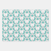 Schädel und Wirbelknochen Geschenkpapier Set (Vorderseite 3)