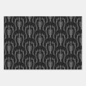 Schädel und Wirbelknochen Geschenkpapier Set (Vorderseite)