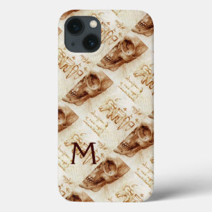 SCHÄDEL UND ZÄHNE, ZAHNKLINIK, ZAHNARZT-MONOGRAMM Case-Mate iPhone HÜLLE