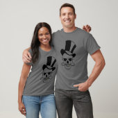 SCHÄDEL und ZYLINDER T-Shirt (Unisex)