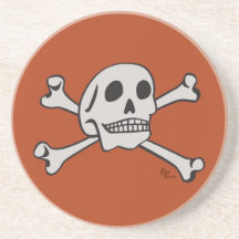 Schädel-Untersetzer