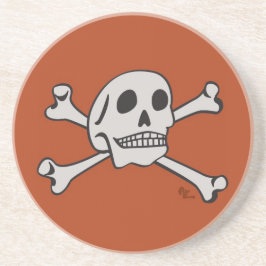 Schädel-Untersetzer Sandstein Untersetzer