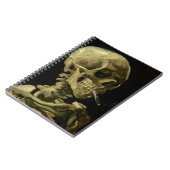 Schädel Van Gogh | mit brennender Zigarette | 1886 Notizblock (Linke Seite)