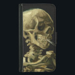 Schädel Van Gogh | mit brennender Zigarette | 1886 Samsung Galaxy S5 Geldbeutel Hülle<br><div class="desc">"Schädel eines Skeletts mit brennender Zigarette" wurde von Vincent van Gogh im Jahre 1886 abgeschlossen</div>