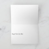 Schädel verbindet Valentinsgruß Feiertagskarte (Innenseite)