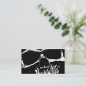 Schädel Visitenkarte (Stehend Vorderseite)