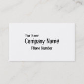 Schädel Visitenkarte (Rückseite)