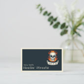 Schädel Visitenkarte (Stehend Vorderseite)