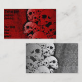 Schädel-Visitenkarte Visitenkarte (Vorne/Hinten)