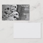 Schädel-Visitenkarte Visitenkarte (Vorne/Hinten)