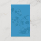 Schädel-Visitenkarte Visitenkarte (Rückseite)