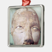 Schädel, von Jericho, 7000-6000 BC Silbernes Ornament (Links)