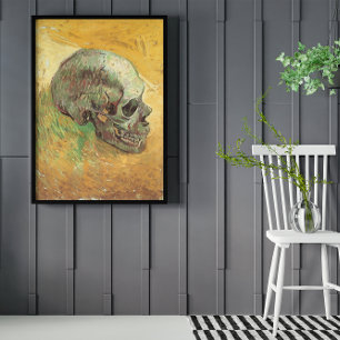Schädel von Vincent van Gogh, Vintage Impressionis Poster