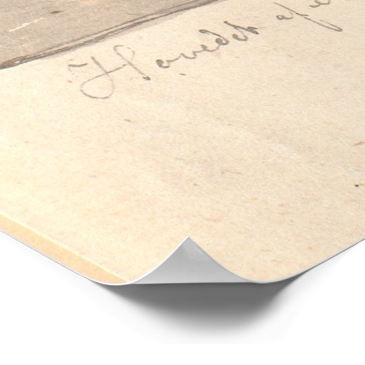 Schädel, Vorderansicht Poster (Ecke)