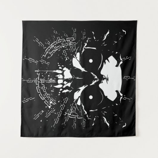 Schädel Wandteppich (Vorderseite (Horizontal))