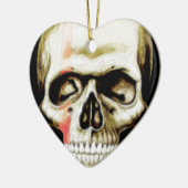 Schädel warpaint keramikornament (Links)