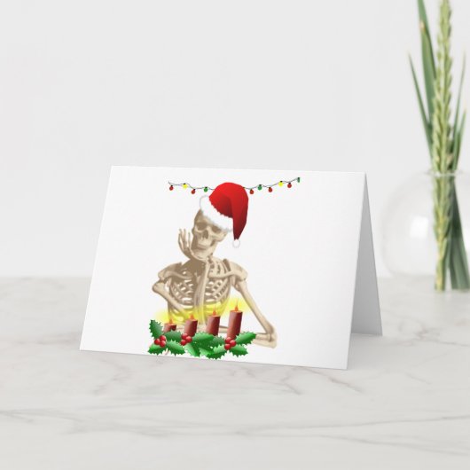 Schädel Weihnachten (Vorderseite)
