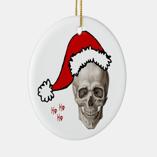 Schädel-Weihnachten (2010) Keramikornament (Rechts)