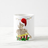 Schädel Weihnachten Kaffeetasse (Mittel)