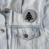 Schädel-Weihnachtsbaum Button (Beispiel)