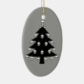 Schädel-Weihnachtsbaum Keramik Ornament (Rechts)