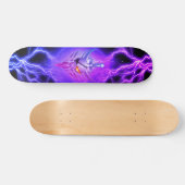 Schädel WIKINGER KRIEGER Skateboard (Horizontal)