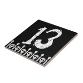 Schädel-Zahl-Fliese Fliese (Seite)