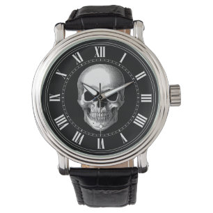 Schädel-Zeit Armbanduhr