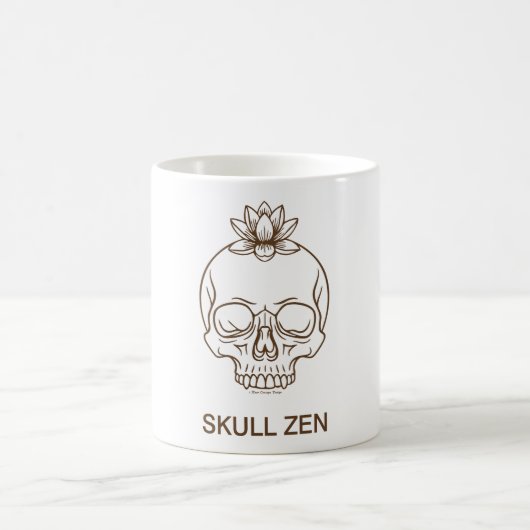 Schädel Zen Kaffeetasse (Mittel)