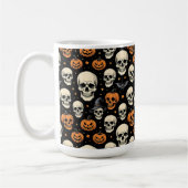 Schädel zu Halloween Kaffeetasse (Links)