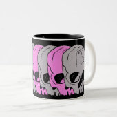 Schädel Zweifarbige Tasse (VorderseiteRechts)