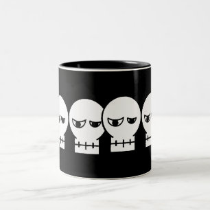 Schädel Zweifarbige Tasse