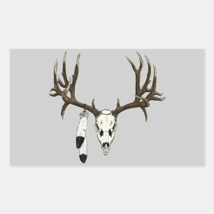 Schädeladler Rechteckiger Aufkleber