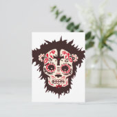 Schädelaffen Postkarte (Stehend Vorderseite)