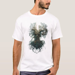 Schädelbaum Surreal Dunkle Natur T-Shirt