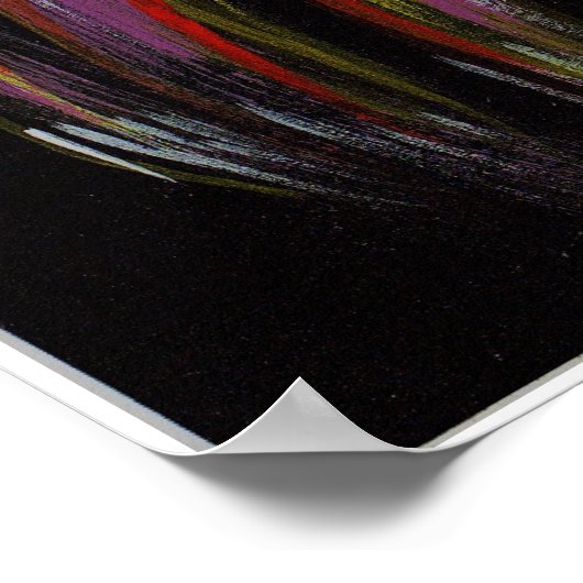 Schädelbeermalung Poster (Ecke)