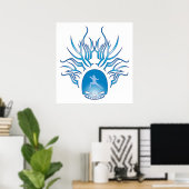 Schädelbildung Poster (Heimbüro)