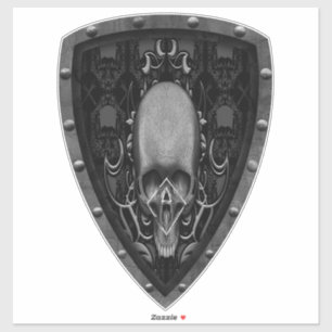 Schädelbläschen Aufkleber