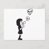 Schädelblasen Postkarte (Vorderseite)