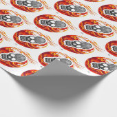 Schädelblaster Geschenkpapier (Ecke)