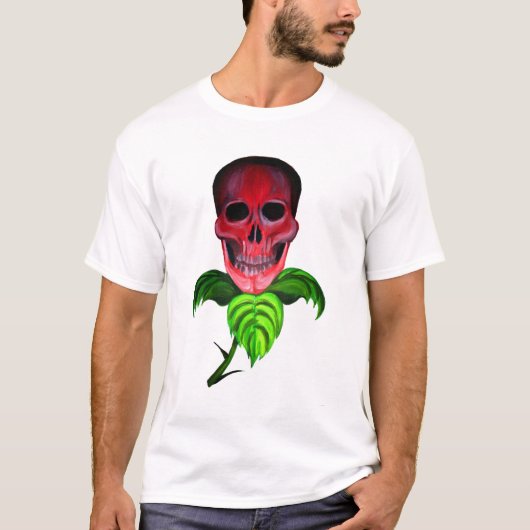 SchädelBlume T-Shirt (Vorderseite)