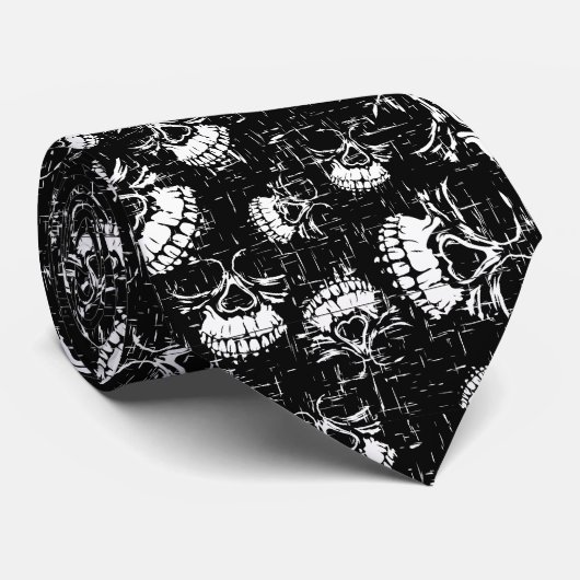 Schädelboden Krawatte (Gerollt)