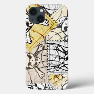 SchädelBriefmarke Case-Mate iPhone Hülle