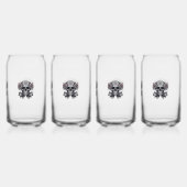 Schädelbrille Dosenglas (Hinten)