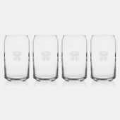 Schädelbrille Dosenglas (Rechts)