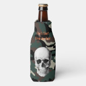 SchädelCamouflage Flaschenkühler (Flaschenvorderseite)
