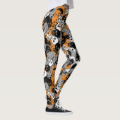 Schädelconfetti-Gamaschen - multi Leggings (Rechts)
