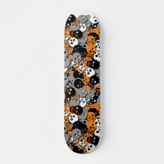 Schädelconfetti-Skateboard Skateboard (Vorne)