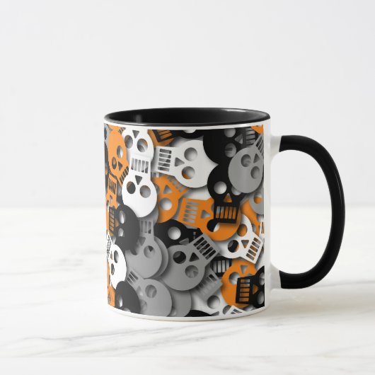 Schädelconfetti-Tasse Tasse (Rechts)