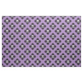 Schädeldamast auf lila stoff (Fat Quarter (45,7 x 55,9 cm))